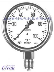 膜盒式壓力表 （氣壓控制系統(tǒng)用表）(品牌:MT，德國AB公司）
